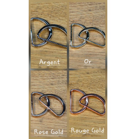 Kit Couture : Banane Arlequin - Anneaux Demi Lune