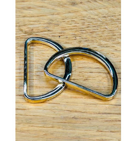 Demi-Anneau Plat Soudé 32 mm – Finition Doré – Haute Qualité – Accessoire Couture & Maroquinerie