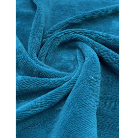 Coupon Éponge Bambou Velours "Paon" – 50 x 70 cm – 305 g/m² – Ultra Doux & Absorbant