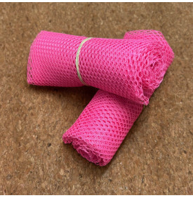 Coupon Filet Mesh Rose – Maille 5 mm – Polyester – 50 x 70 cm – Tissu Respirant pour Sacs à Vrac & Accessoires