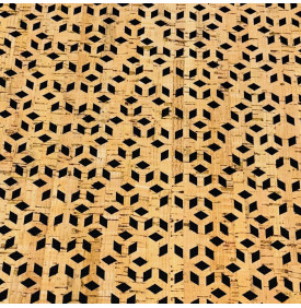 Liège 3D - Losanges Noirs – Motif Géométrique