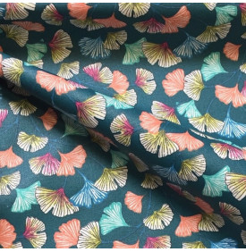 Coupon Coton Enduit « Aphrodite » - Émeraude