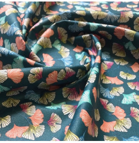 Coupon Coton Enduit « Aphrodite » - Émeraude