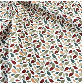 Coupon Coton Enduit « Otma » Kaki
