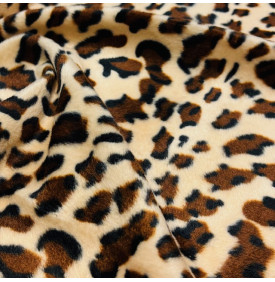 Coupon Fourrure Ras – Léopard