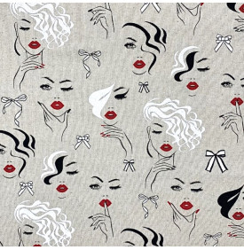 Coupon Tissu Palace – Coco Multicolore