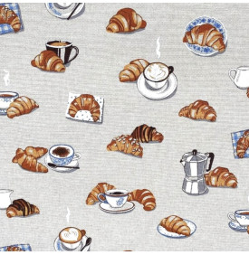 Coupon Tissu Palace – Croissant Multicolore