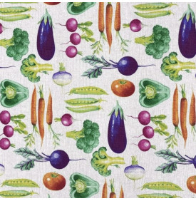Coupon Tissu Palace – Légumes Multicolore
