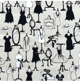 Coupon Tissu Palace – Dressing Noir