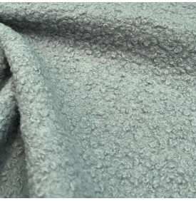 Coupon Tissu Bouclette - Menthe