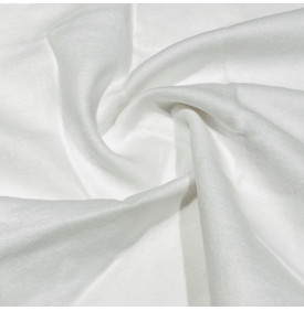 Coupon Molleton Coton - Dourève Blanc - Anti Chaleur
