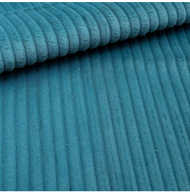 Tissu Velours Côtelé / Larges Côtes – Canard | Coupon