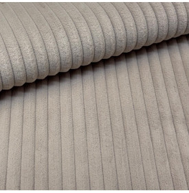 Tissu Velours Côtelé / Larges Côtes – Beige | Coupon
