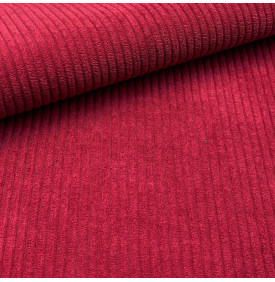 Tissu Velours Côtelé / Moyennes Côtes – Lie de Vin | Coupon