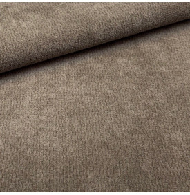 Tissu Velours Ras Uni / Ultraclean Taupe – Anti-Taches