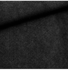 Tissu Velours Ras Uni / Anti-Taches Ultraclean - Noir | 14.90 €/M