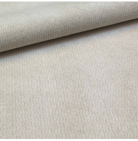 Tissu Velours Ras Uni / Anti Taches - Ultraclean Écru | 14.90 €/M