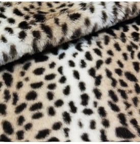 Fourrure Rabbit / Imprimé Guépard