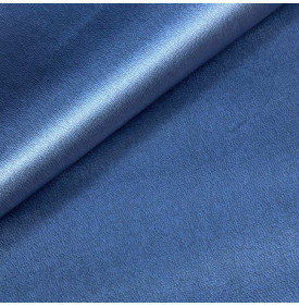 Coupon Simili Cuir / Lisse Irisé - Bleu
