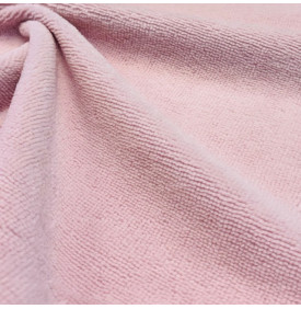 Tissu Éponge Douce / Bambou Velours - Rose Pétale | Coupon