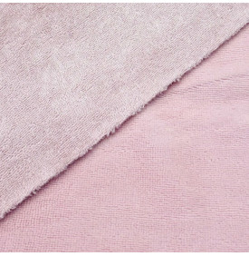 Tissu Éponge Douce / Bambou Velours - Rose Pétale | Coupon