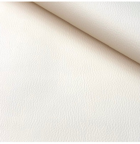 Simili Cuir Uni / Écru