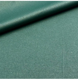 Coton Enduit Uni / Taiko – Vert Sapin