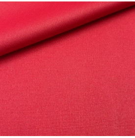 Coton Enduit Uni / Taiko – Rouge