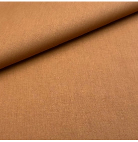 Coton Enduit Uni / Camel