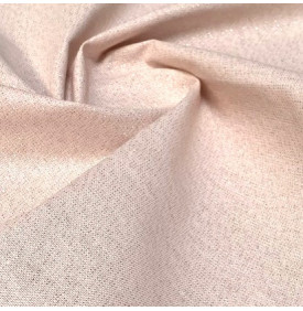 Tissus Enduit Palace / Cubex Rose Nude - Pailleté Argent | 15.80 €/M