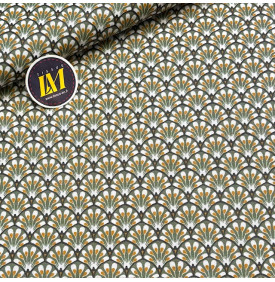 Coton Enduit / Gaudi Vert Olive