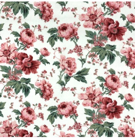 Coton Enduit / Scarlet Rose