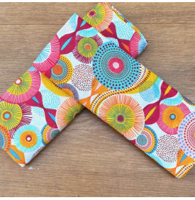 Coton Imprimé / Boubi Blanc Rose