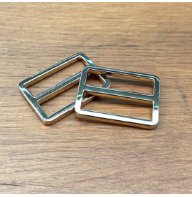 Boucle passant métal doré 32 mm, solide et élégante