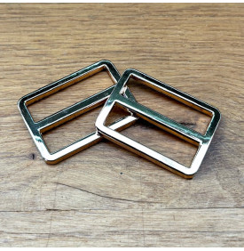 Boucle passant métal rose gold 32 mm, élégante et tendance