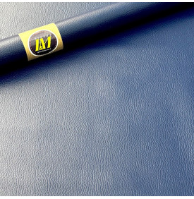 Simili Cuir Uni / Bleu Pétrole