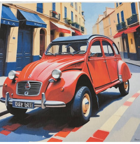 Motif placé en 100% coton, avec impression digitale haute définition, format 45 x 45 cm