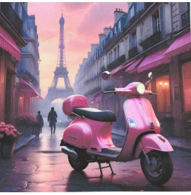 Motif placé en 100% coton, avec impression digitale haute définition, format 45 x 45 cm