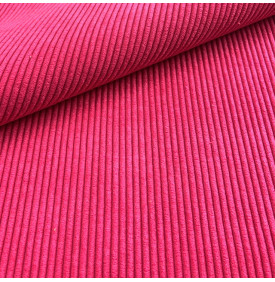 Tissu Velours Côtelé / Fuchsia - Côtes 5 mm | 13,90 €/M
