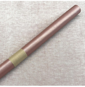 Coupon Simili Cuir Uni / Métallisé - Rose