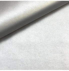 Coupon Simili Cuir / Lisse Irisé - Argent