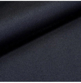 Tissu bachette imperméable Noir, épais et résistant 360 g/m²