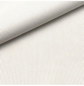 Velours côtelé 3 mm Écru, toucher doux et aspect structuré