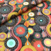 Tissu Coton Imprimé / Graphique Boubou - Peanut & Terracotta | Coupon