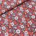Tissu Coton Imprimé / Fleurs Suzie - Bordeaux | Coupon