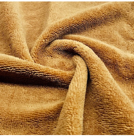 Tissu Éponge Douce / Bambou Velours - Havane | Coupon