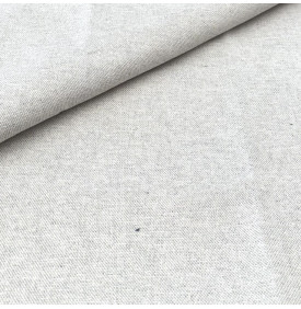 Tissu Aspect Lin / Uni Gris Chiné