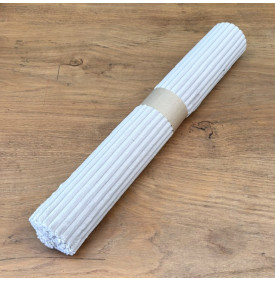 Tissu Velours Côtelé / Larges Côtes 10 mm - Beige