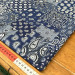 Coupon Tissu Coton Imprimé Farwest Bleu & Blanc | Bandana Patchwork