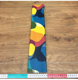 Tissu Coton Enduit / Motif Rétro - Sixties Multicolore | 14.90 €/M